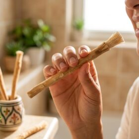 چوب مسواک (سواک) چگونه به سلامت لثه و سفید شدن دندان کمک می‌کند؟ کارنیکا استور