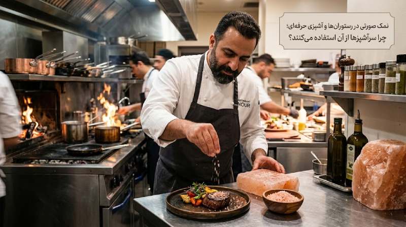 نمک صورتی در رستوران‌ها و آشپزی حرفه‌ای؛ چرا سرآشپزها از آن استفاده می‌کنند؟| کارنیکااستور