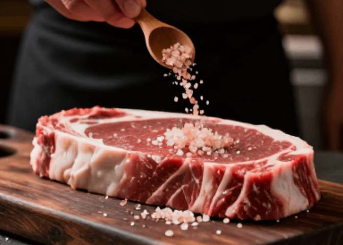 نمک صورتی در پخت انواع گوشت؛ بهترین روش استفاده برای طعمدهی بهتر | کارنیکااستور